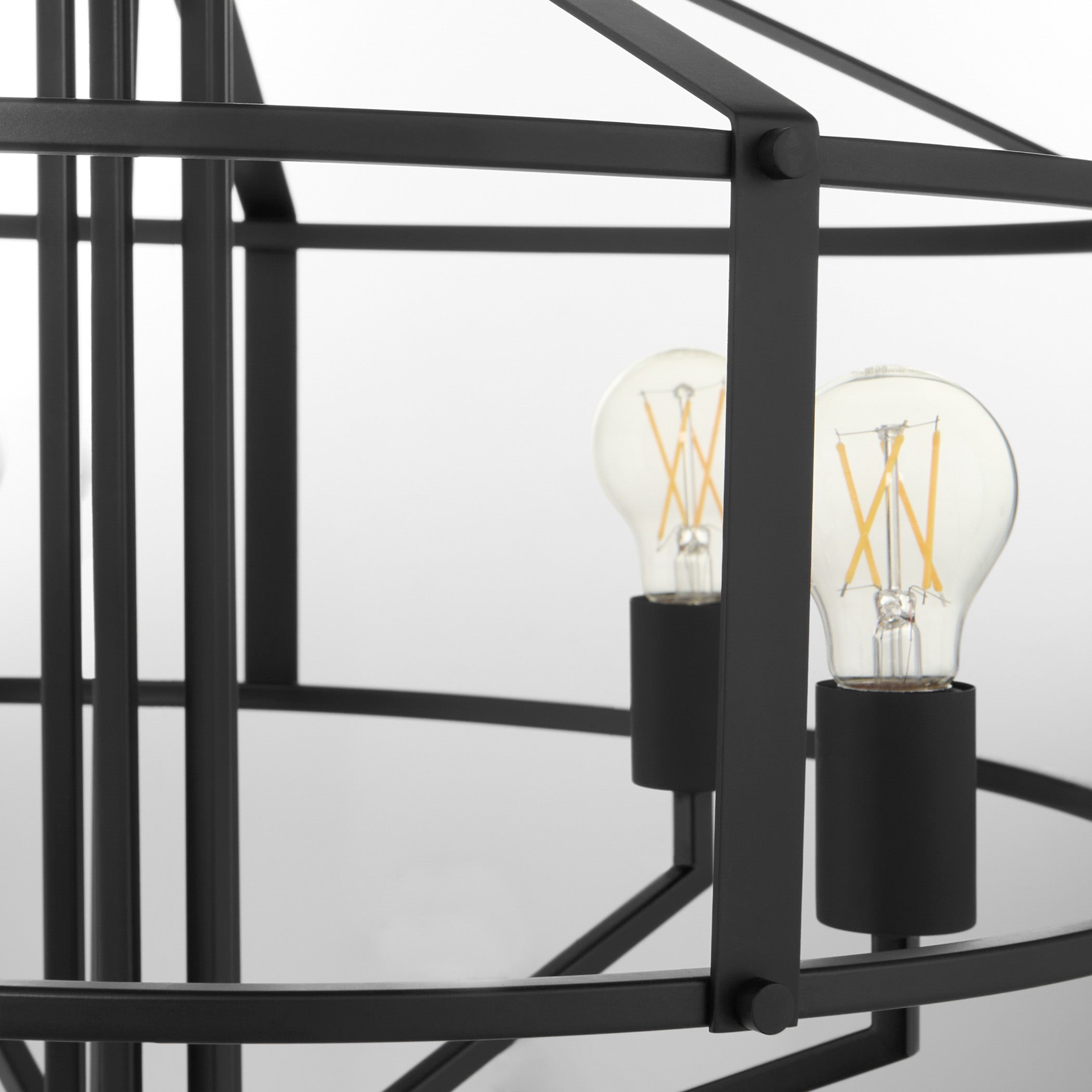 Quorum Tobin 8373-5-59 Pendant, UL Damp Rated, Matte Black