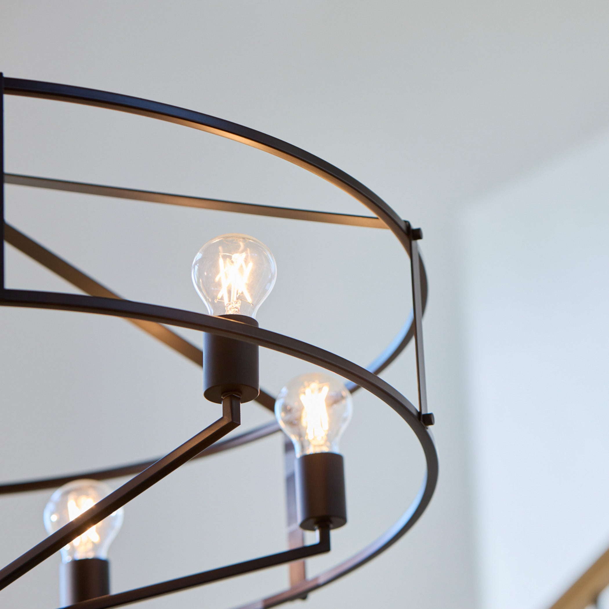 Quorum Tobin 8373-6-59 Pendant, UL Damp Rated, Matte Black