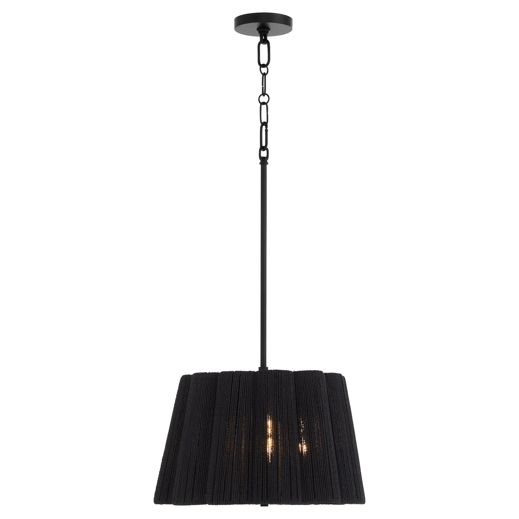 Quorum 851-3-59 Pendant, UL Damp Rated, Matte Black