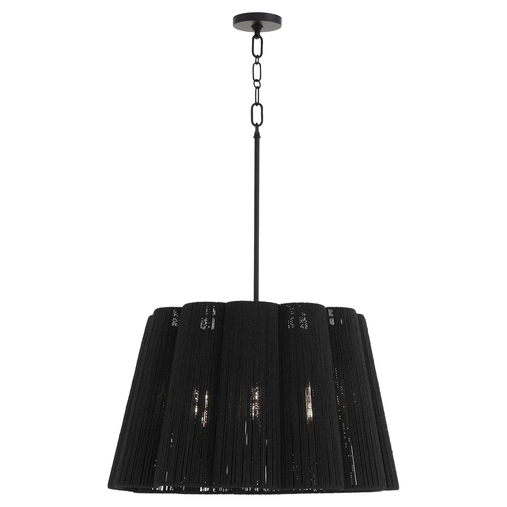 Quorum 851-6-59 Pendant, UL Damp Rated, Matte Black