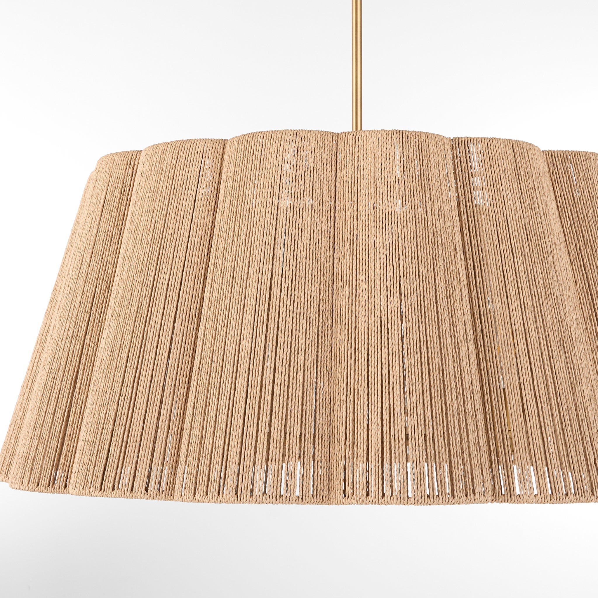 Quorum 851-8-47 Pendant, UL Damp Rated, Brushed Brass