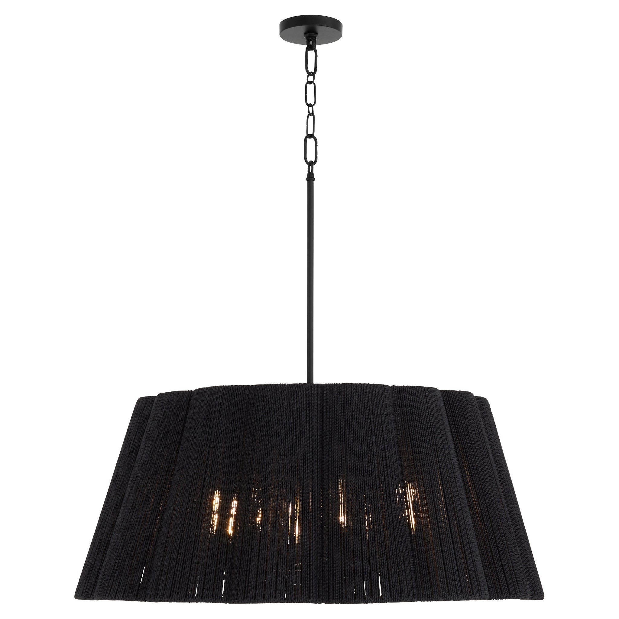 Quorum Anton 851-8-59 Pendant, UL Damp Rated, Matte Black