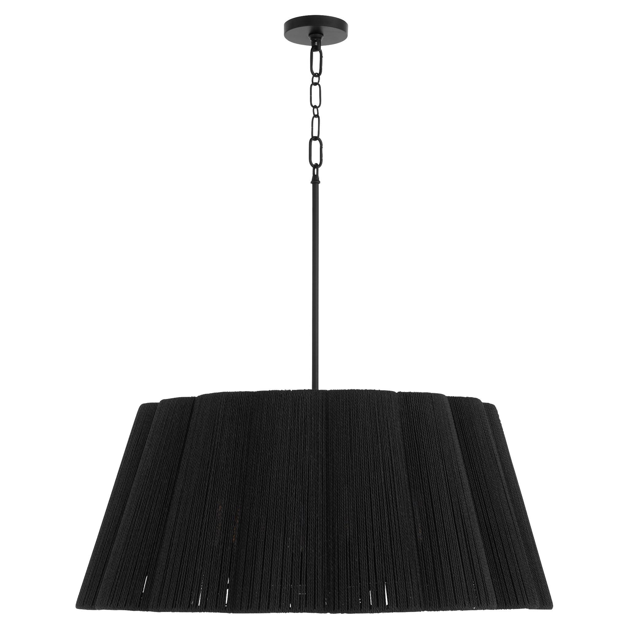 Quorum Anton 851-8-59 Pendant, UL Damp Rated, Matte Black