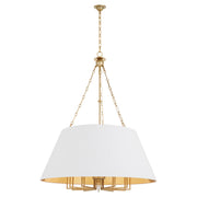 Quorum 8562-12-80 Pendant, UL Damp Rated, Aged Brass