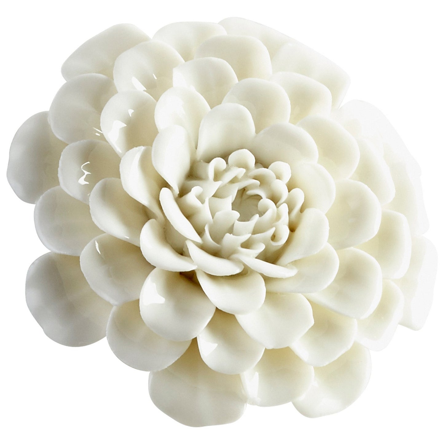 Cyan Design 09106 Flourishing Flowers Wall Decor - Off White Glaze - Small
