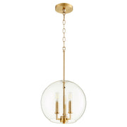 Quorum 873-3-80 Pendant - Aged Brass