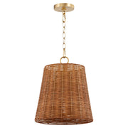 Quorum 8893-13-80 Pendant - Aged Brass