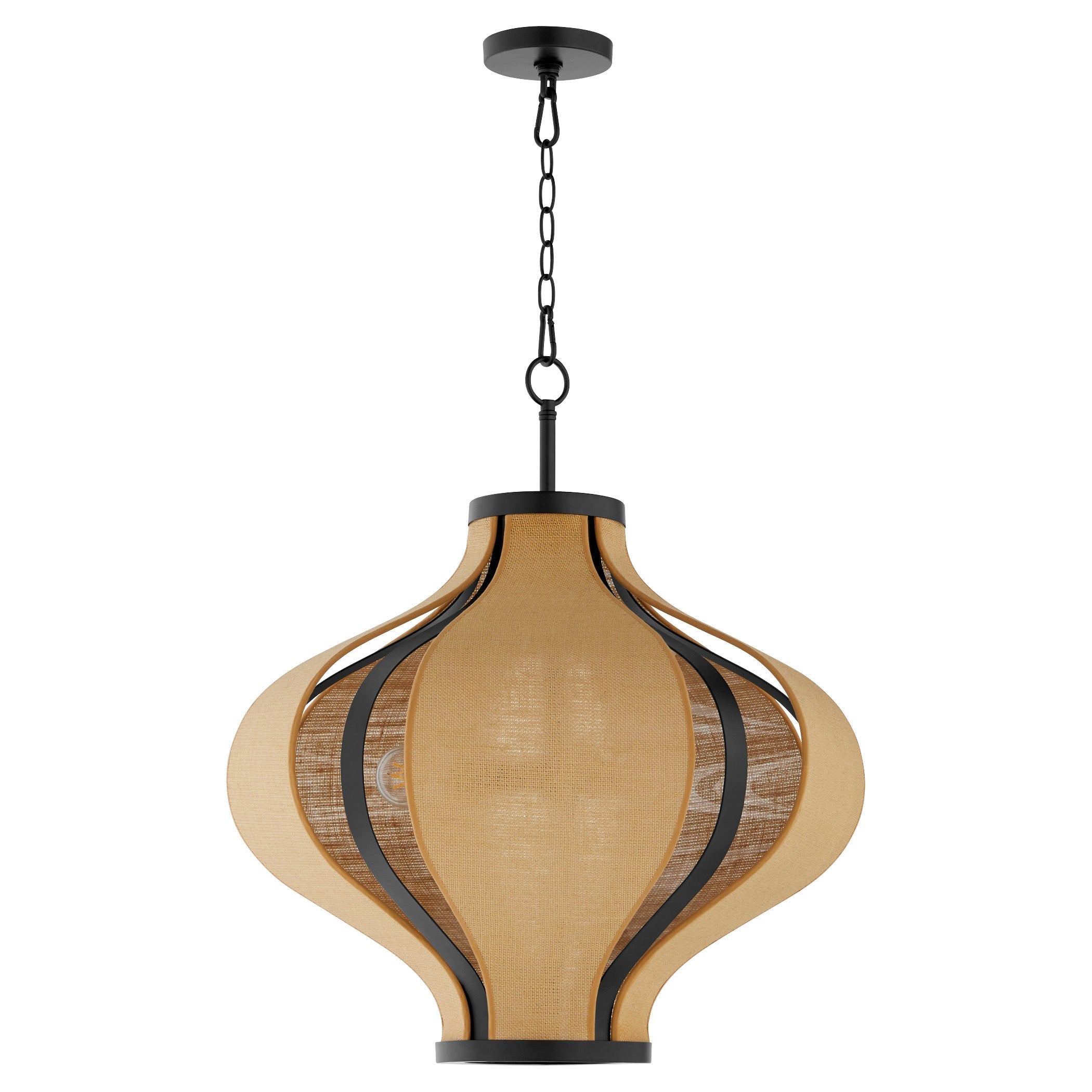 Quorum 892-3-59 Pendant, UL Damp Rated, Matte Black