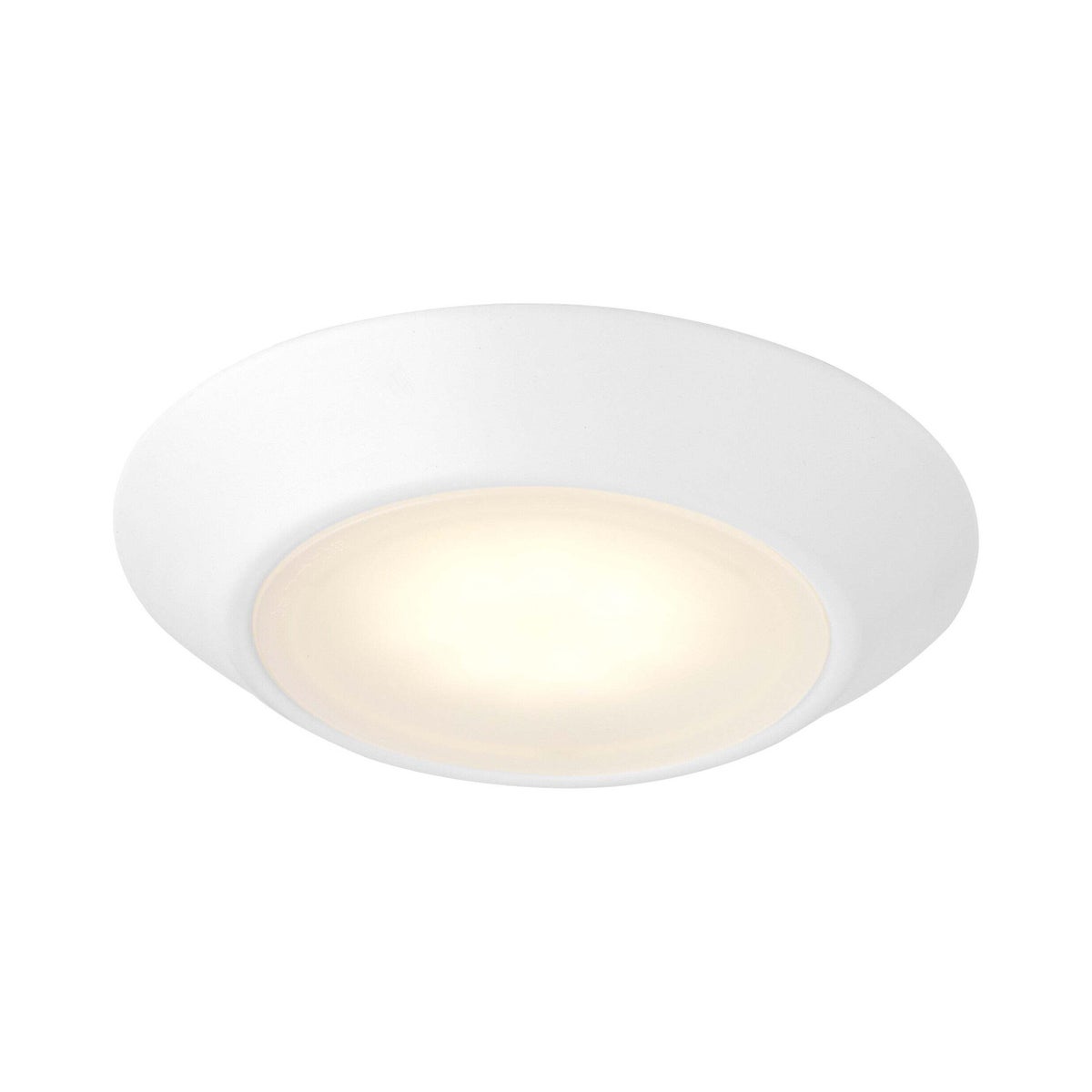 Quorum Modern LED 9004-7-8 Ceiling Mount, UL Wet Rated, Studio White