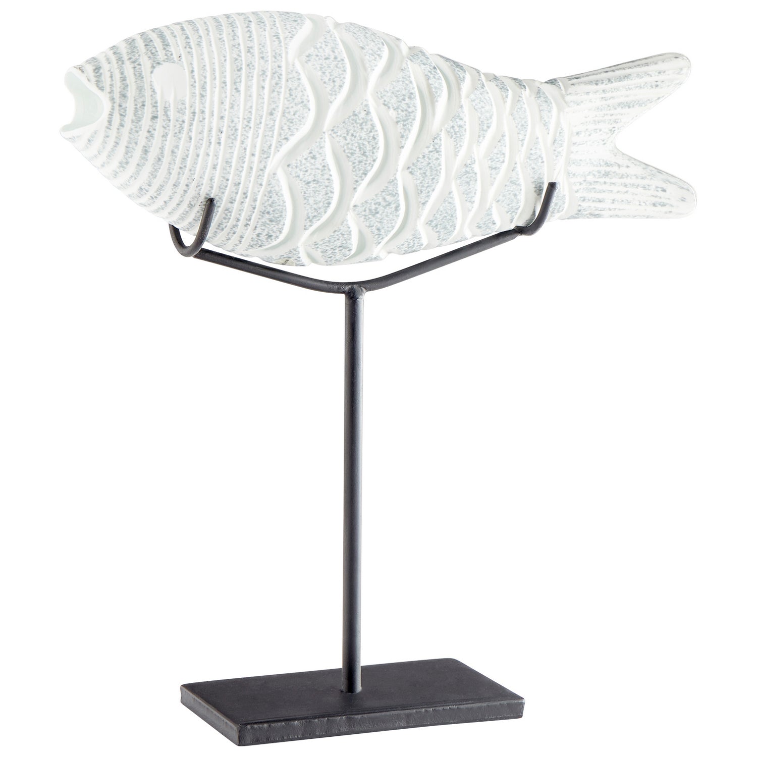 Cyan Design 10034 Grouper Sculpture - Clear And Frosted - Small