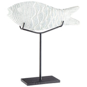 Cyan Design 10034 Grouper Sculpture - Clear And Frosted - Small