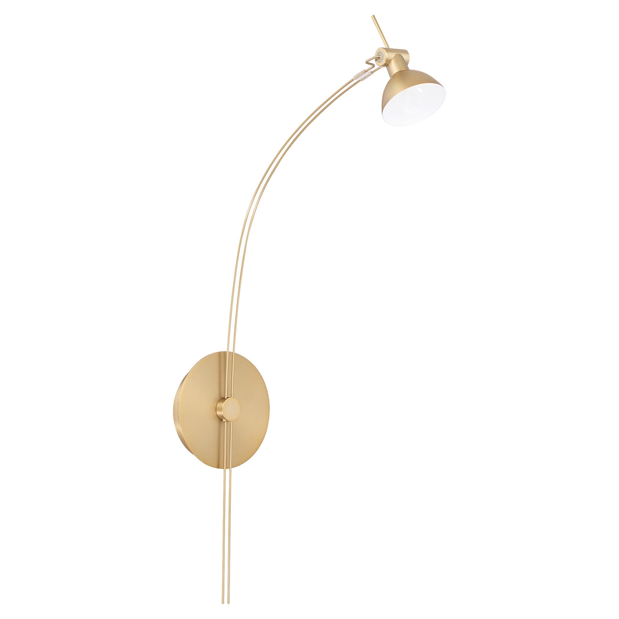 Quorum RICARDO 943-80 LED Picture Light 90CRI 3000K - Aged Brass