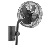 Quorum Cyprus 98134-59 Patio Fan - Matte Black