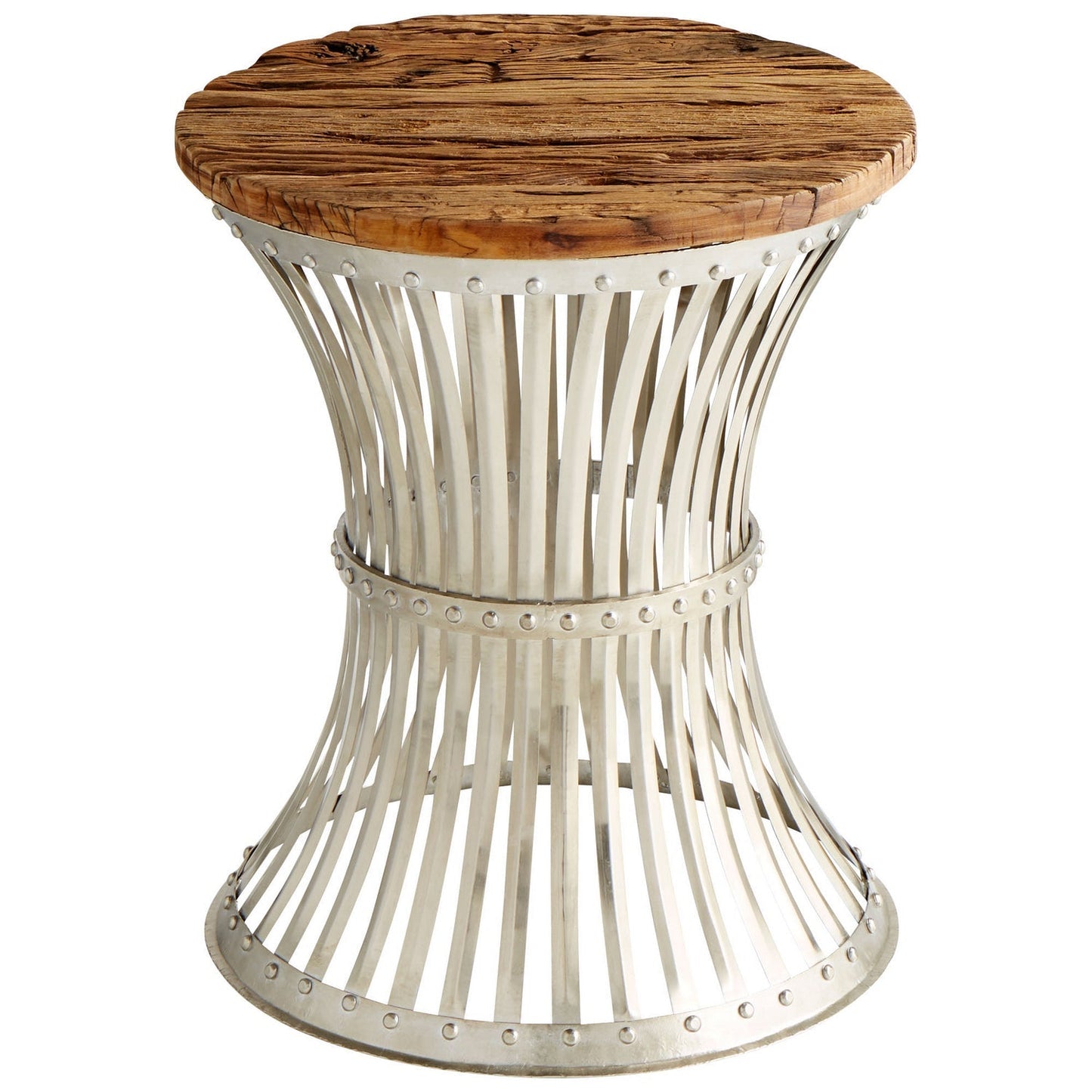 Cyan Design 10082 Dalton Side Table - Raw Iron And Natural Wood