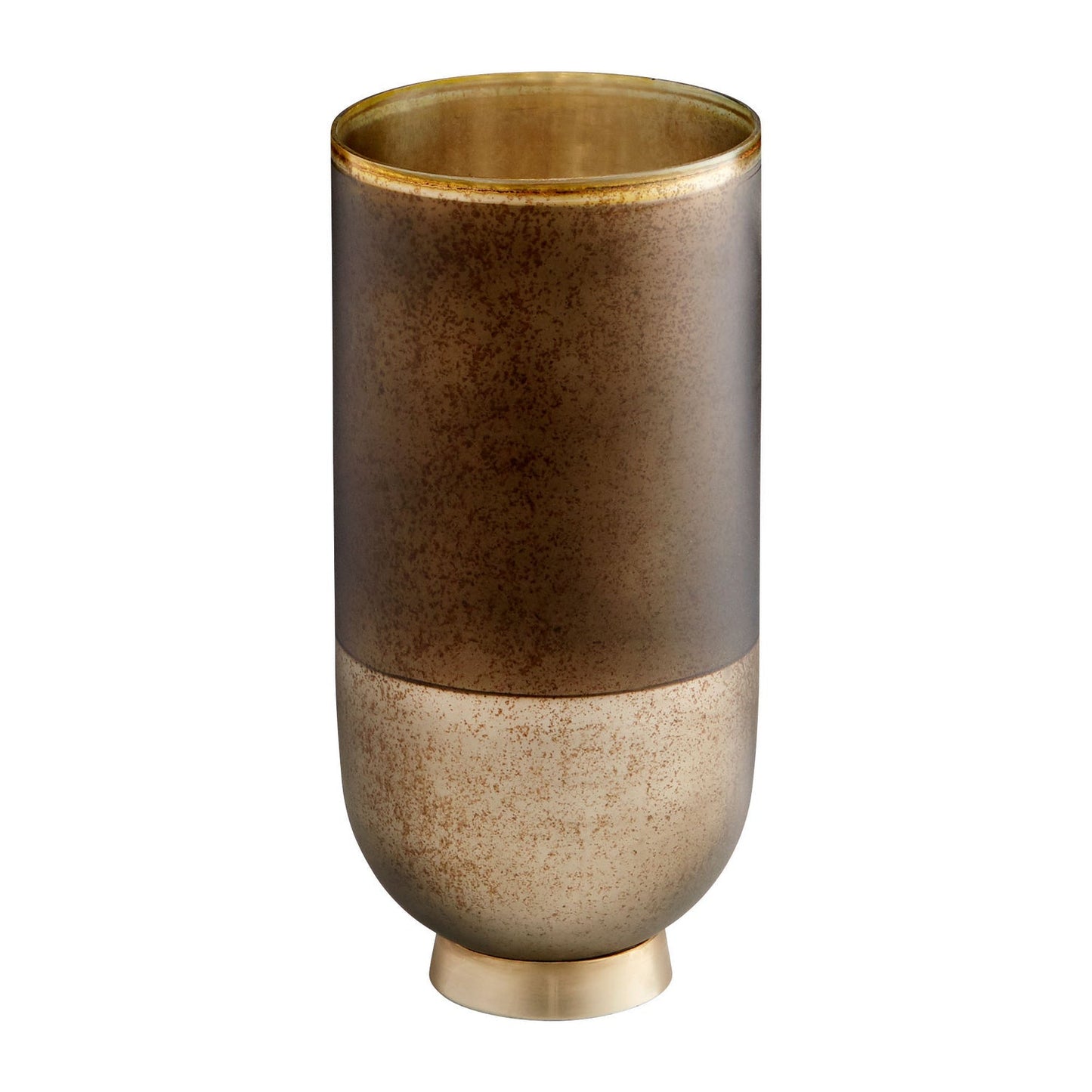 Cyan Design 10185 Pemberton Vase - Black Onyx And Champagne - Small