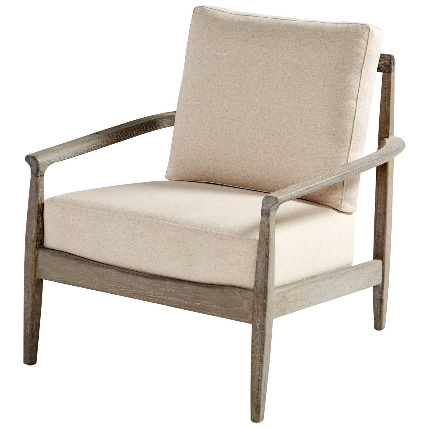 Cyan Design 10229 Astoria Chair - Weathered Oak And Tan