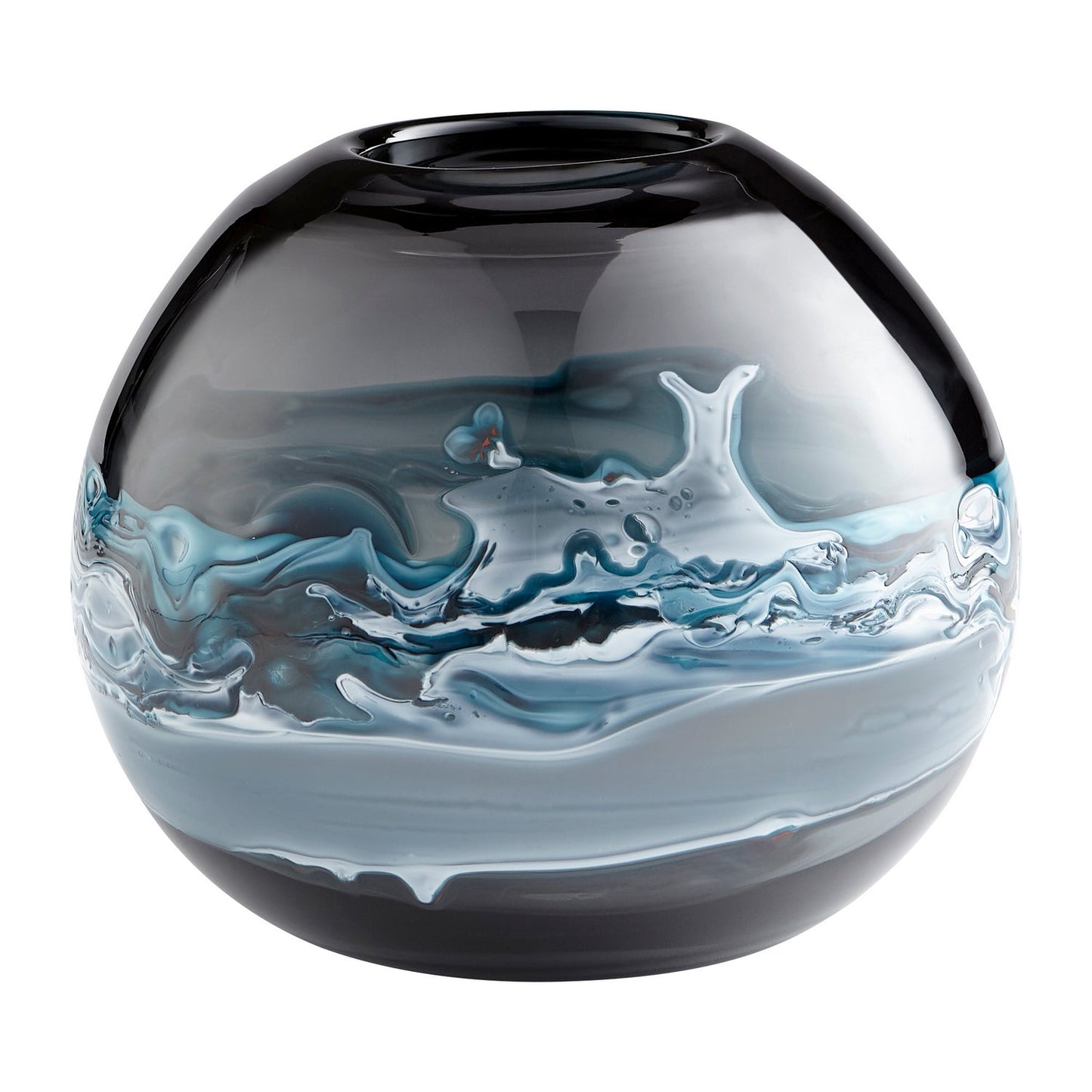 Cyan Design 10461 Mescolare Vase - Blue And White - Small