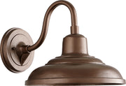 Quorum 770-86 Outdoor Wall Mount Farmhouse Barn Light, UL Wet Rated - Oiled Bronze