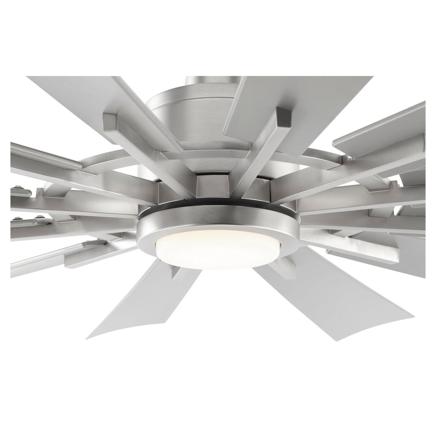 Quorum Cirque 47212-65 Patio Fan - Satin Nickel
