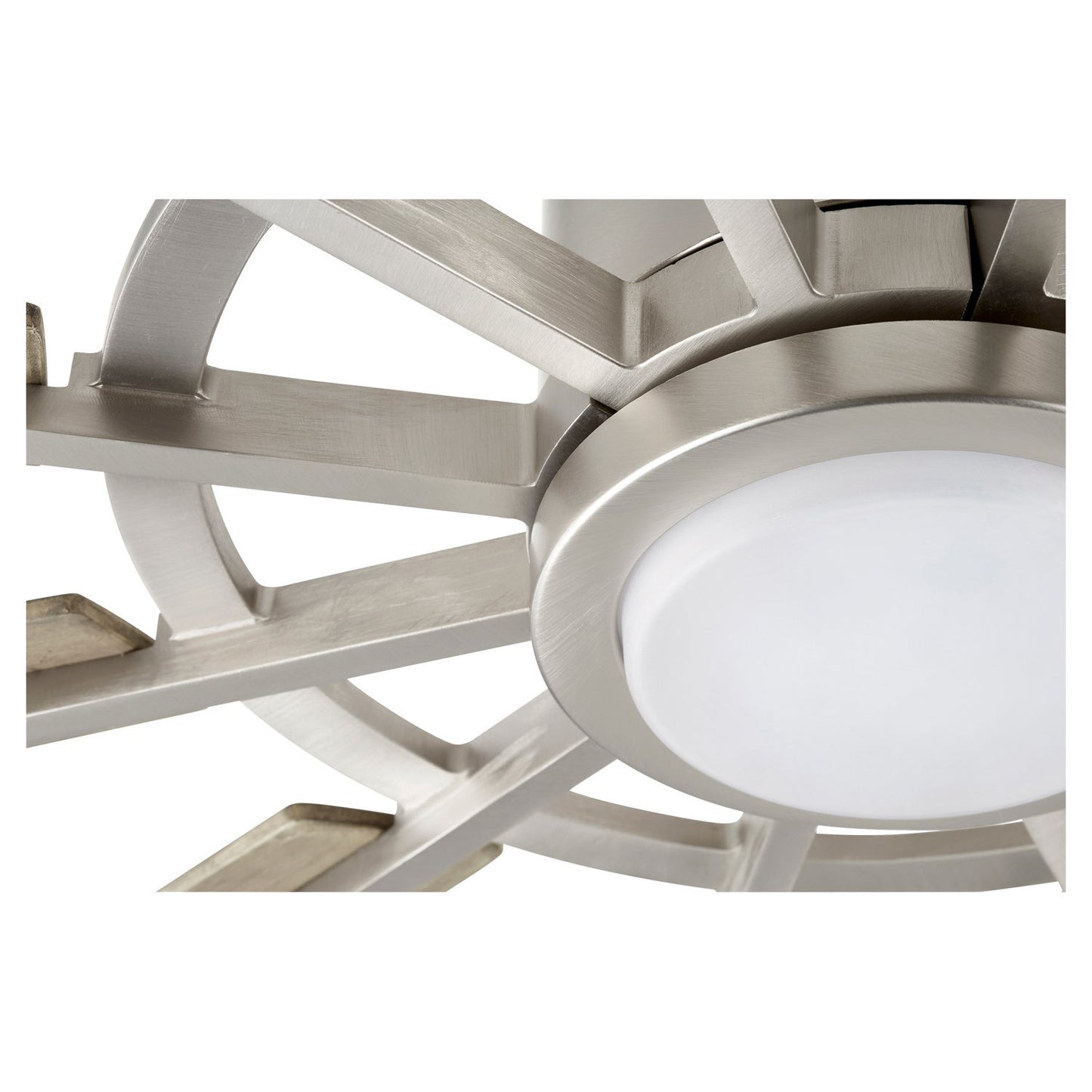 Quorum Cirque 47212-65 Patio Fan - Satin Nickel