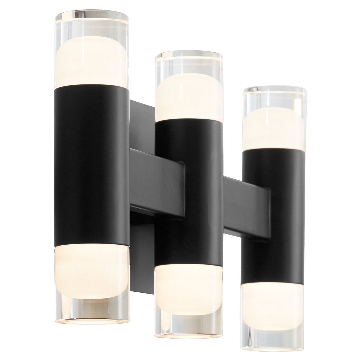 Oxygen Alarum 3-596-15 Bath Vanity Light 14 in. wide - Black