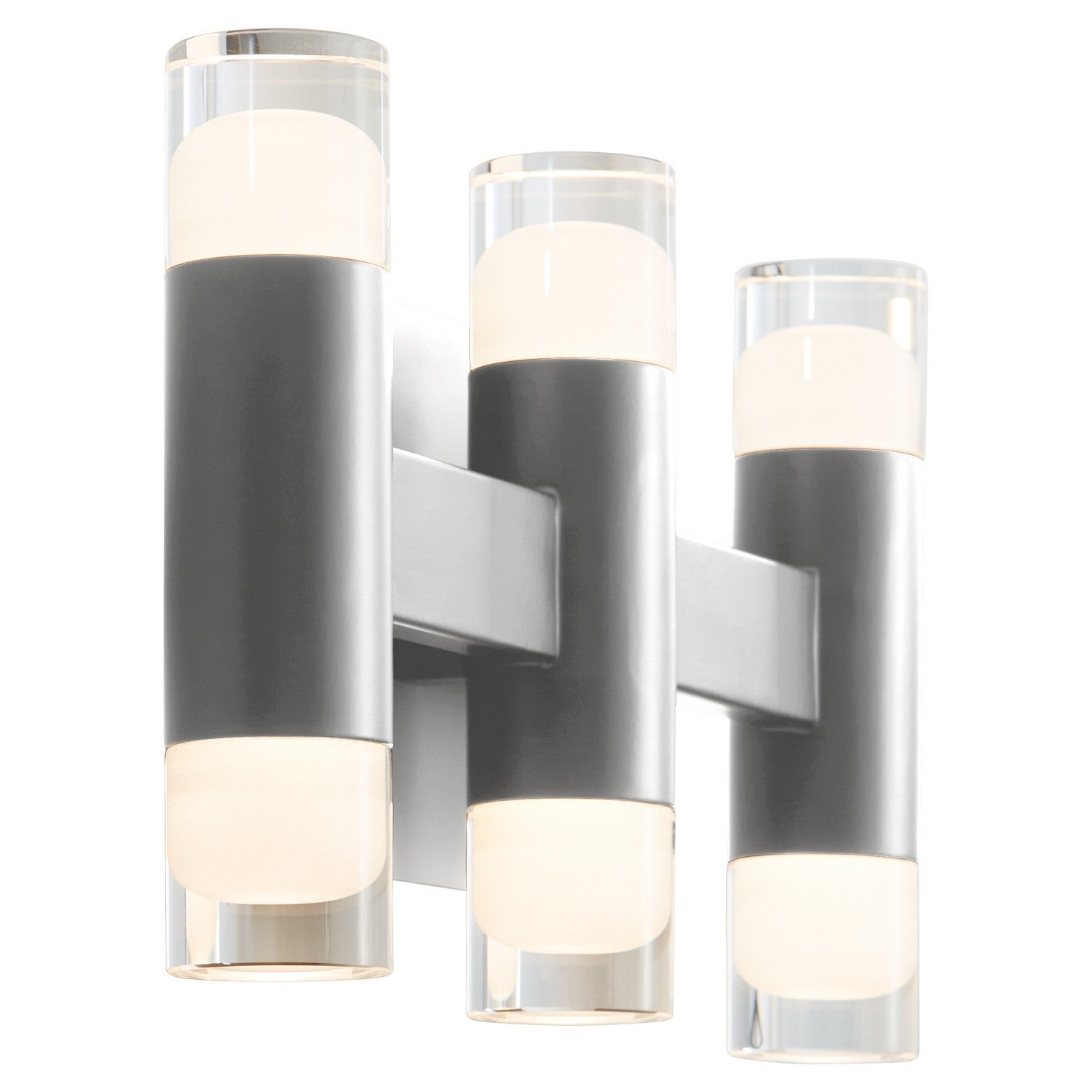 Oxygen Alarum 3-596-24 Bath Vanity Light 14 in. wide - Satin Nickel