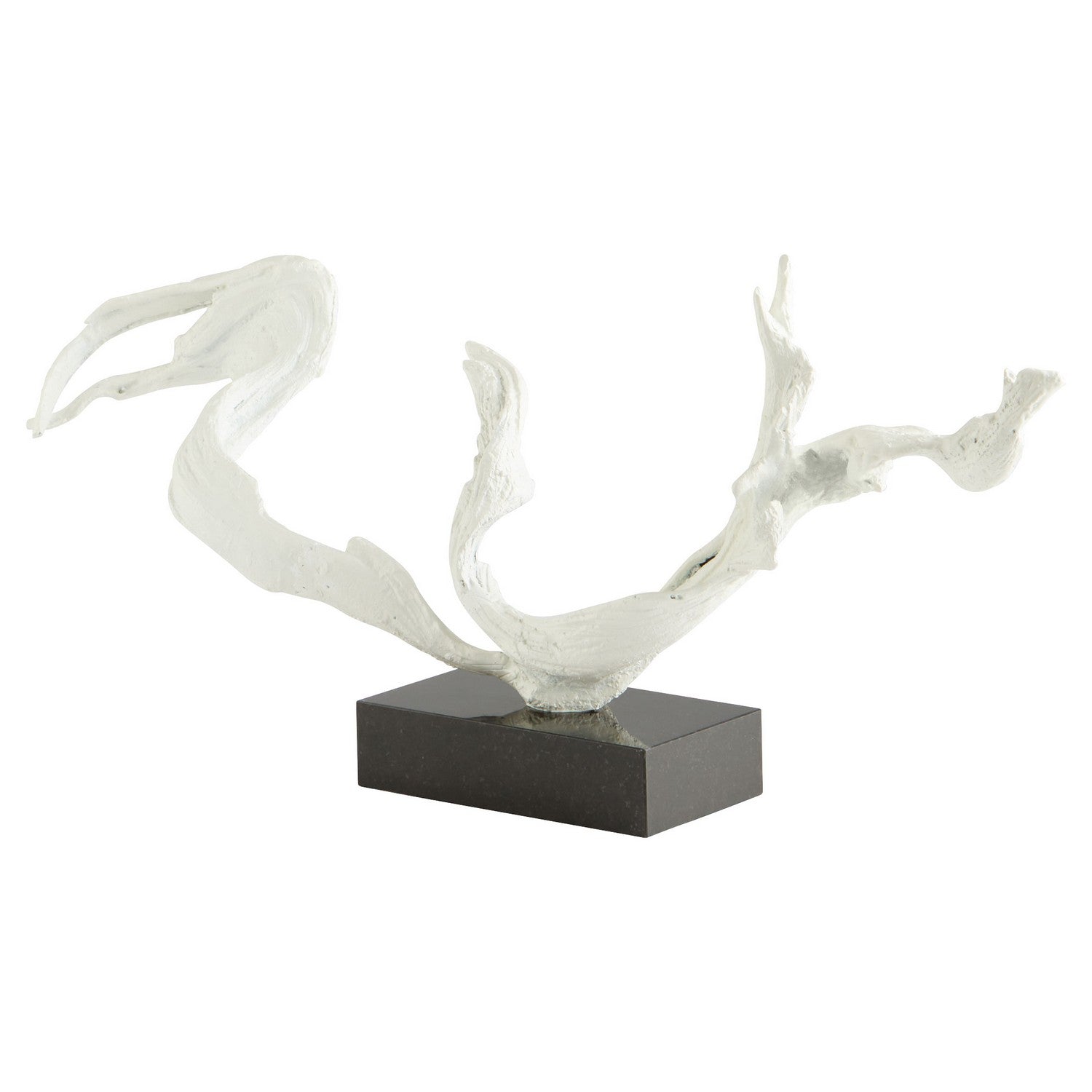 Cyan Design 11440 Lorelei Sculpture - White - Black
