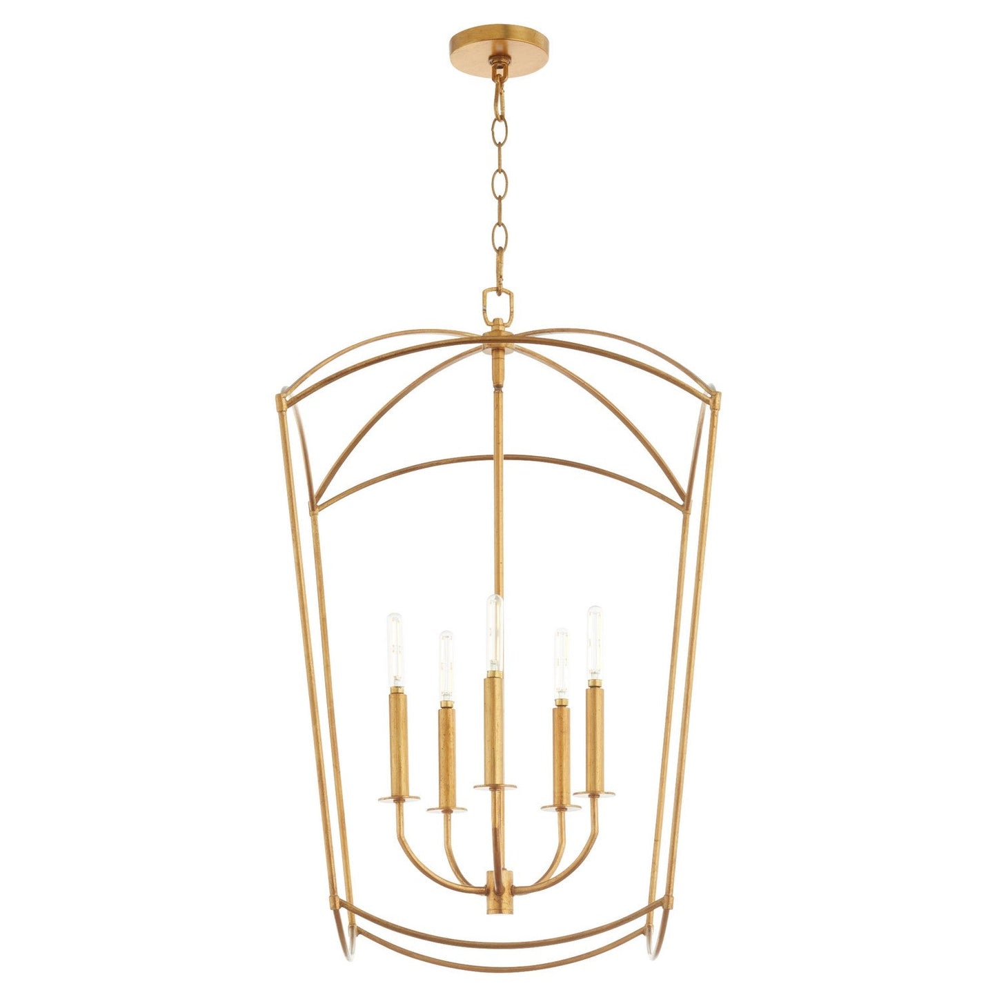 Quorum Mantle 6812-5-74 Entry - Gold Leaf