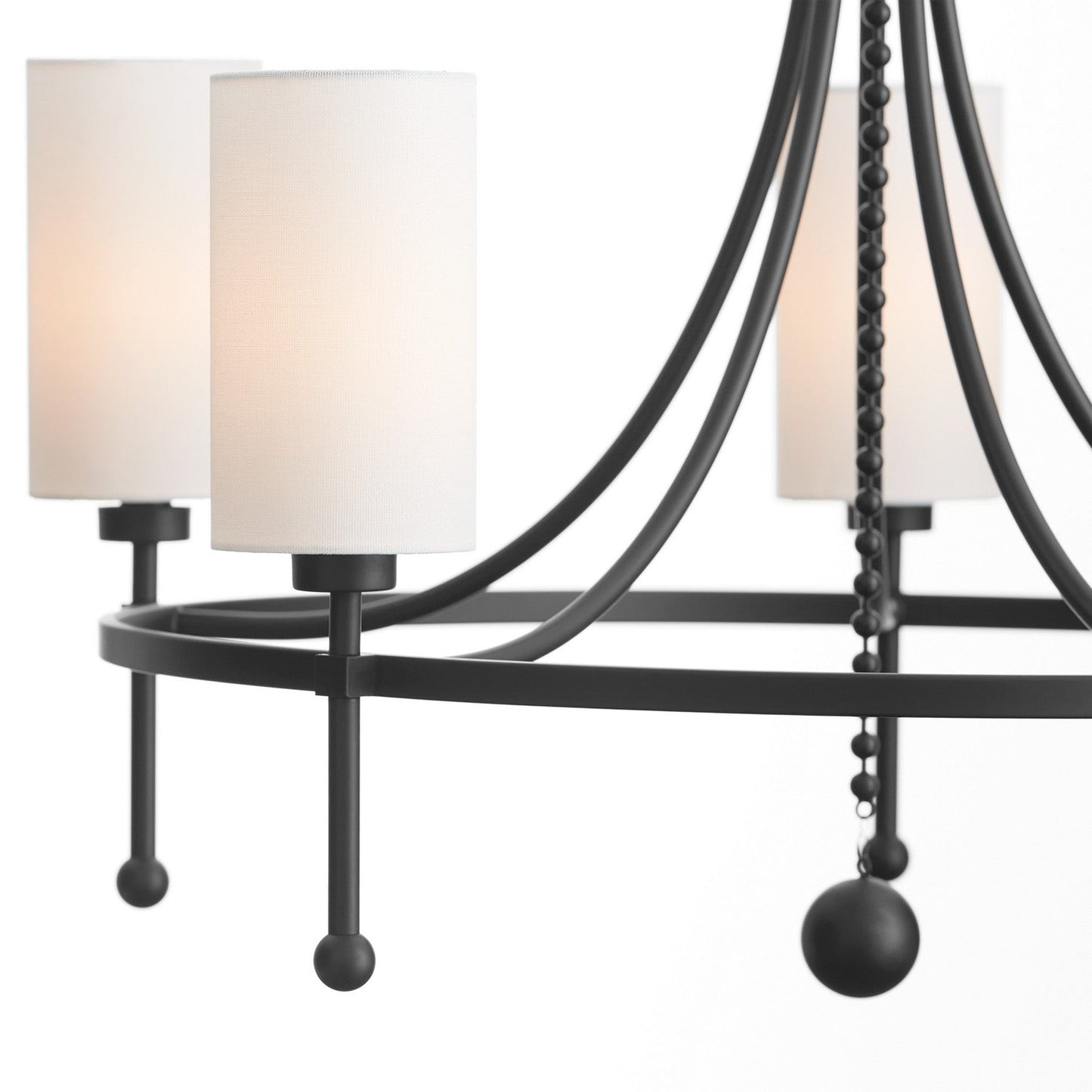 Quorum Lee Boulevard 664-5-59 Chandelier - Matte Black