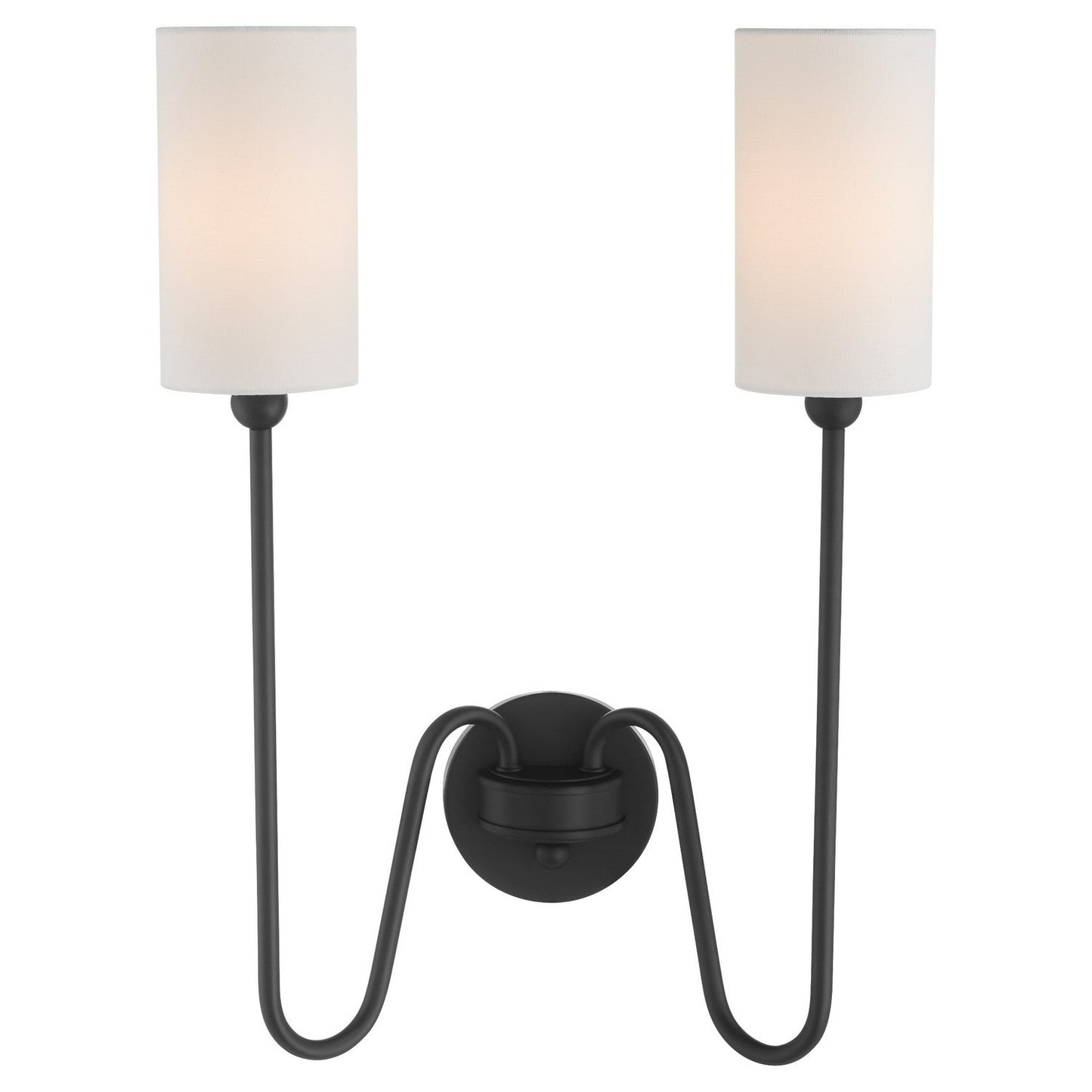 Quorum Charlotte 597-2-59 Wall Mount - Matte Black