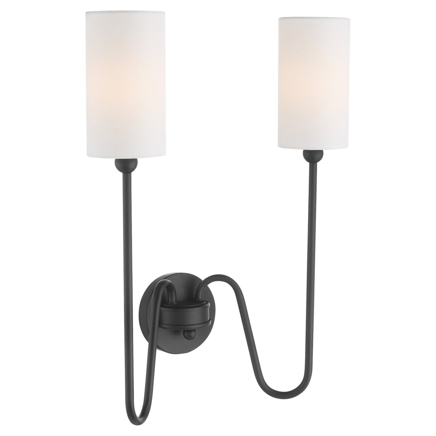 Quorum Charlotte 597-2-59 Wall Mount - Matte Black