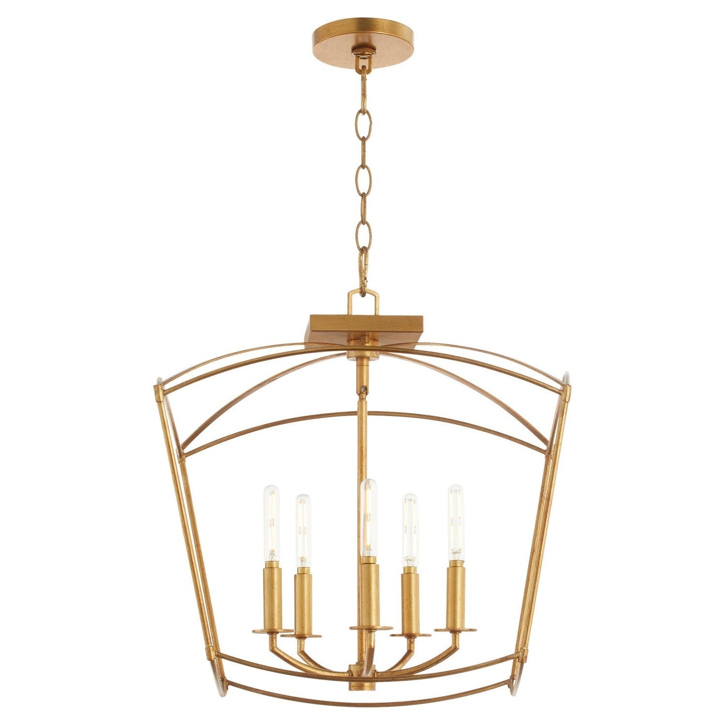 Quorum Mantle 2812-18-74 Dual Mount - Gold Leaf