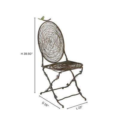 Cyan Design 01560 Bird Chair - Muted Rust