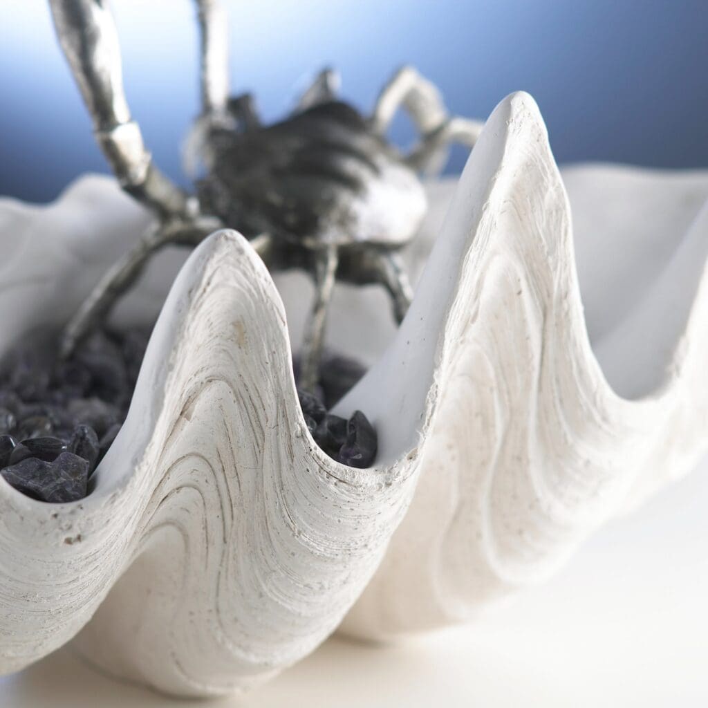 Cyan Design 02799 Clam Shell Bowl - White