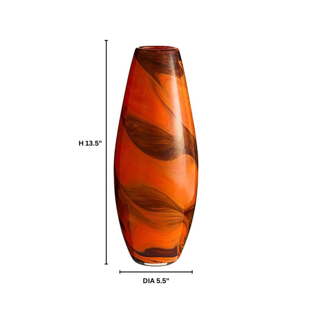 Cyan Design 04363 Italian Vase - Caramel Swirl - Large