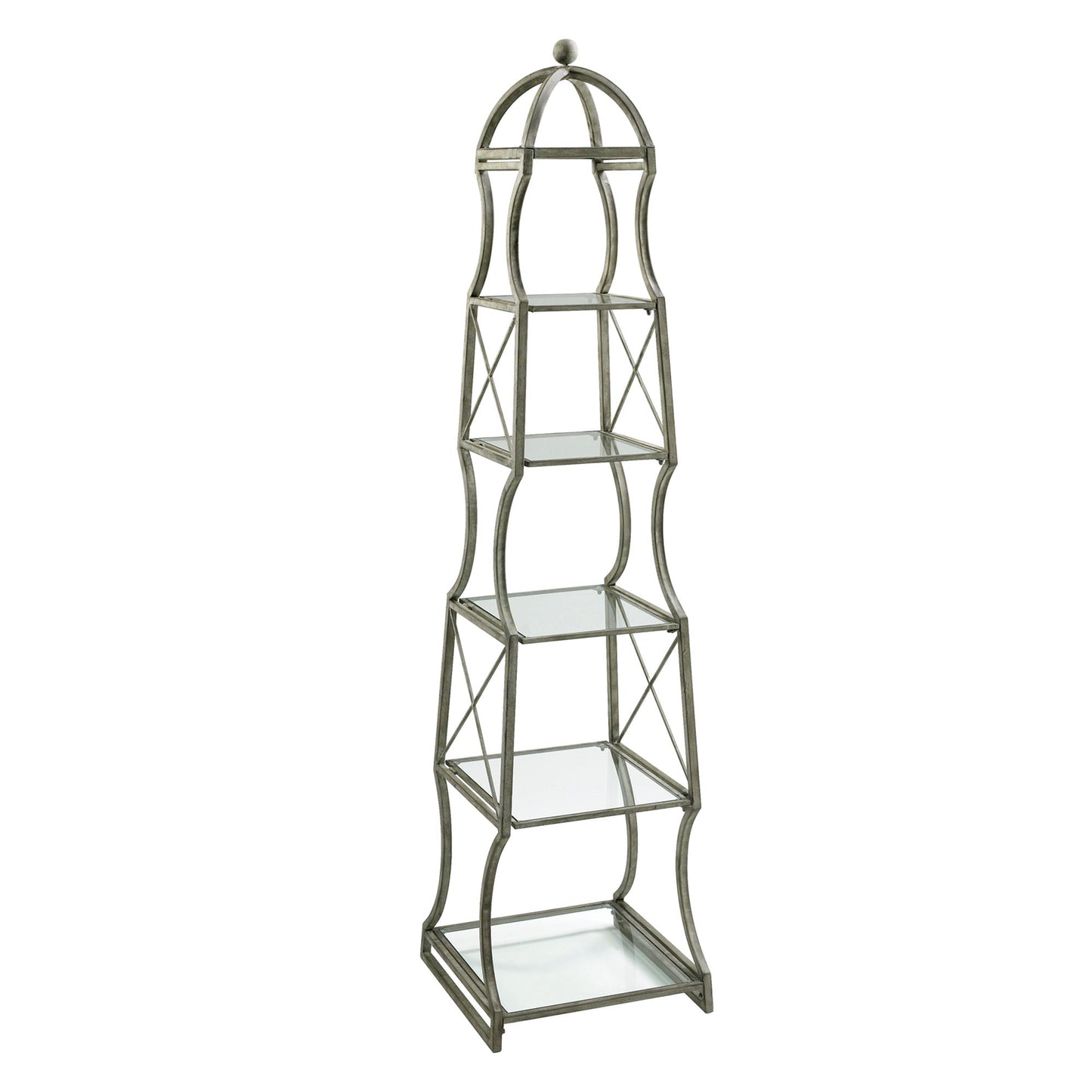 Cyan Design 04453 Storage & Cabinets, Chester Etagere, Rustic Gray