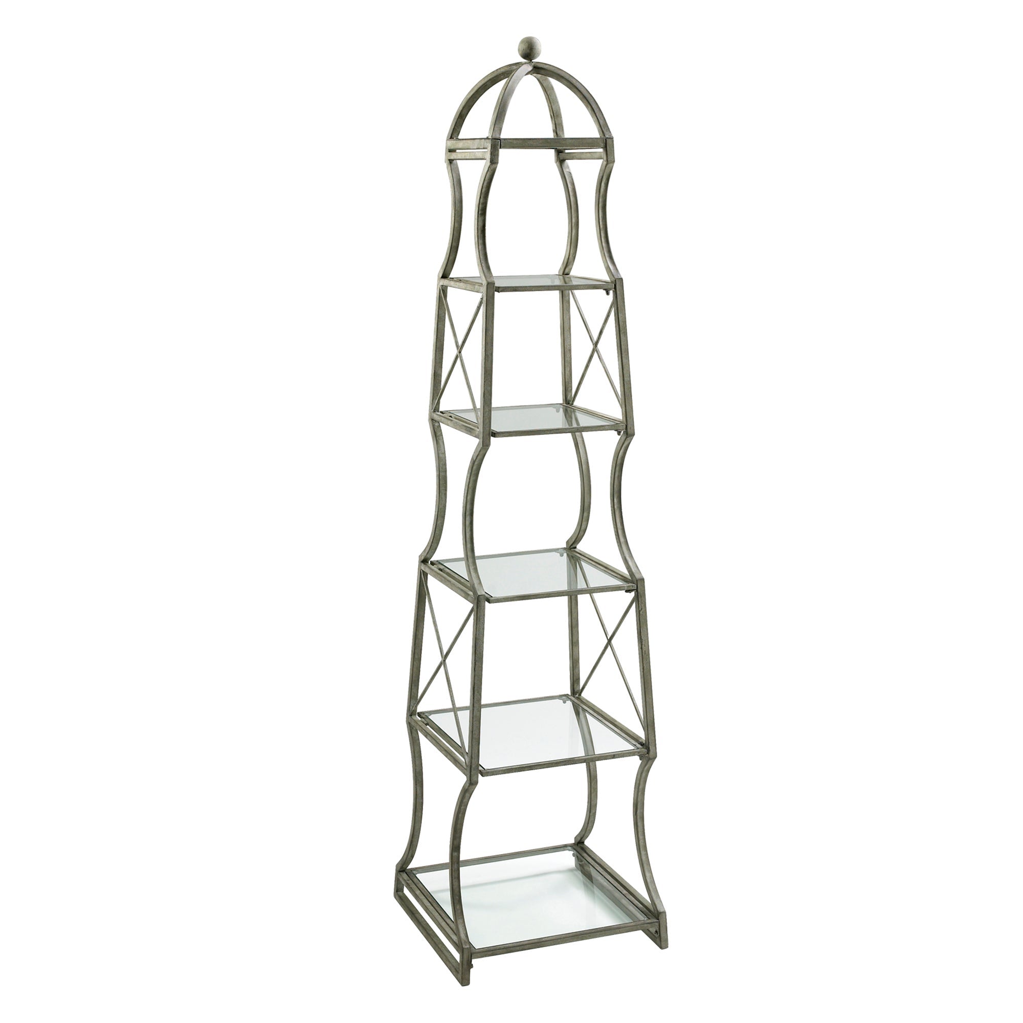 Cyan Design 04453 Storage & Cabinets, Chester Etagere, Rustic Gray