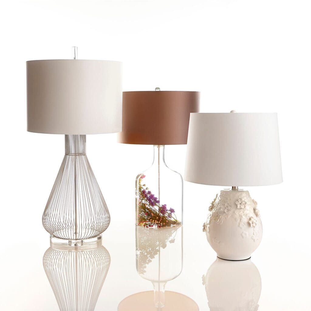 Cyan Design 05899 Whisked Fall Table Lamp - Satin Nickel