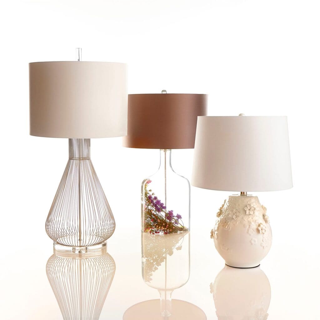 Cyan Design 05899 Whisked Fall Table Lamp - Satin Nickel