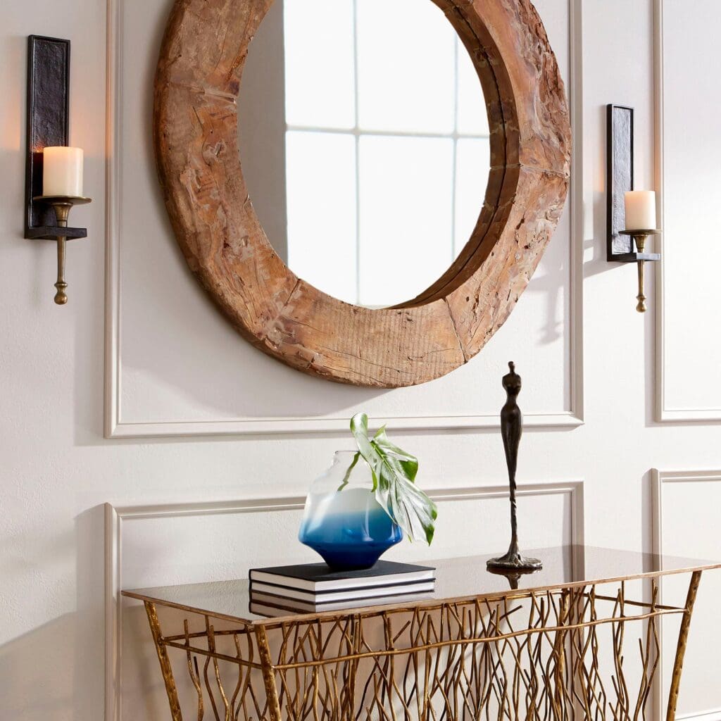 Cyan Design 06965 Wagon Mirror - Walnut