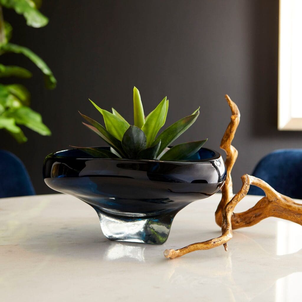 Cyan Design 07812 Alistair Bowl - Blue - Small