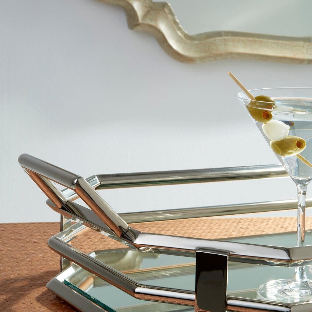 Cyan Design 08265 Layers of Meaning Tray - Stainless Steel