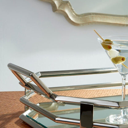 Cyan Design 08265 Layers of Meaning Tray - Stainless Steel