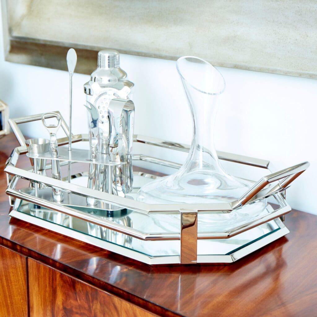 Cyan Design 08265 Layers of Meaning Tray - Stainless Steel