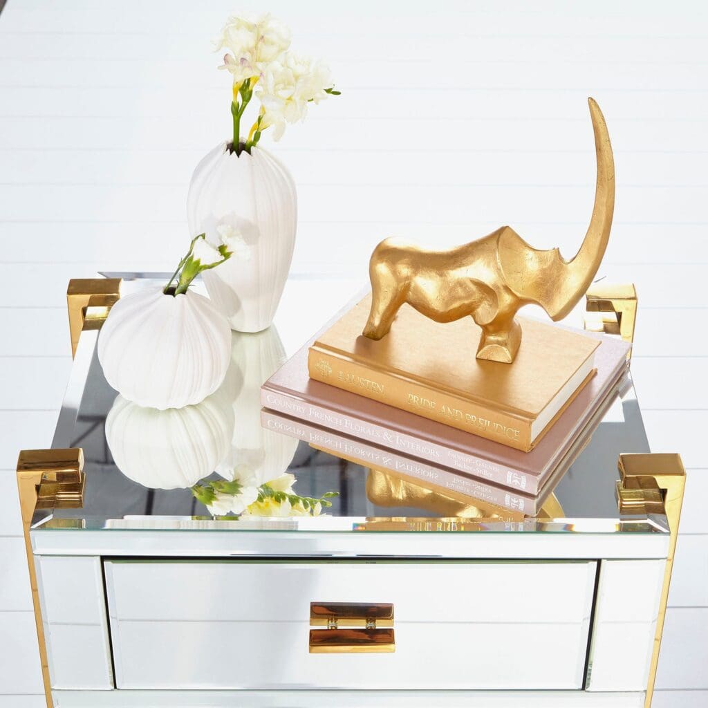 Cyan Design 08729 St. Clair Side Table - Aged Brass