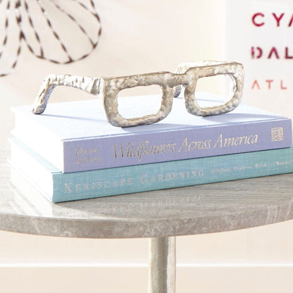 Cyan Design 08827 Sculptured Spectacles - Antique Silver - Medium