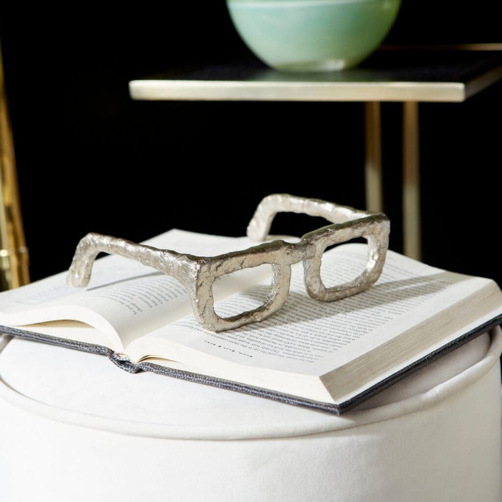 Cyan Design 08827 Sculptured Spectacles - Antique Silver - Medium