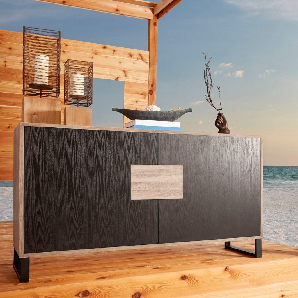 Cyan Design 09012 Horus Tray - Charcoal Grey And Bronze - Large