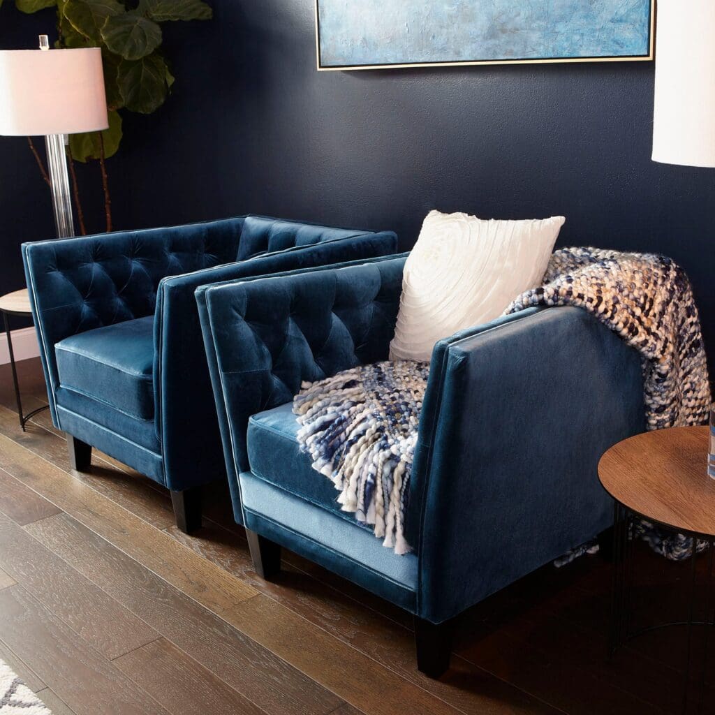 Cyan Design 09629 Electric Moon Nesting Table - Oak Veneer And Black