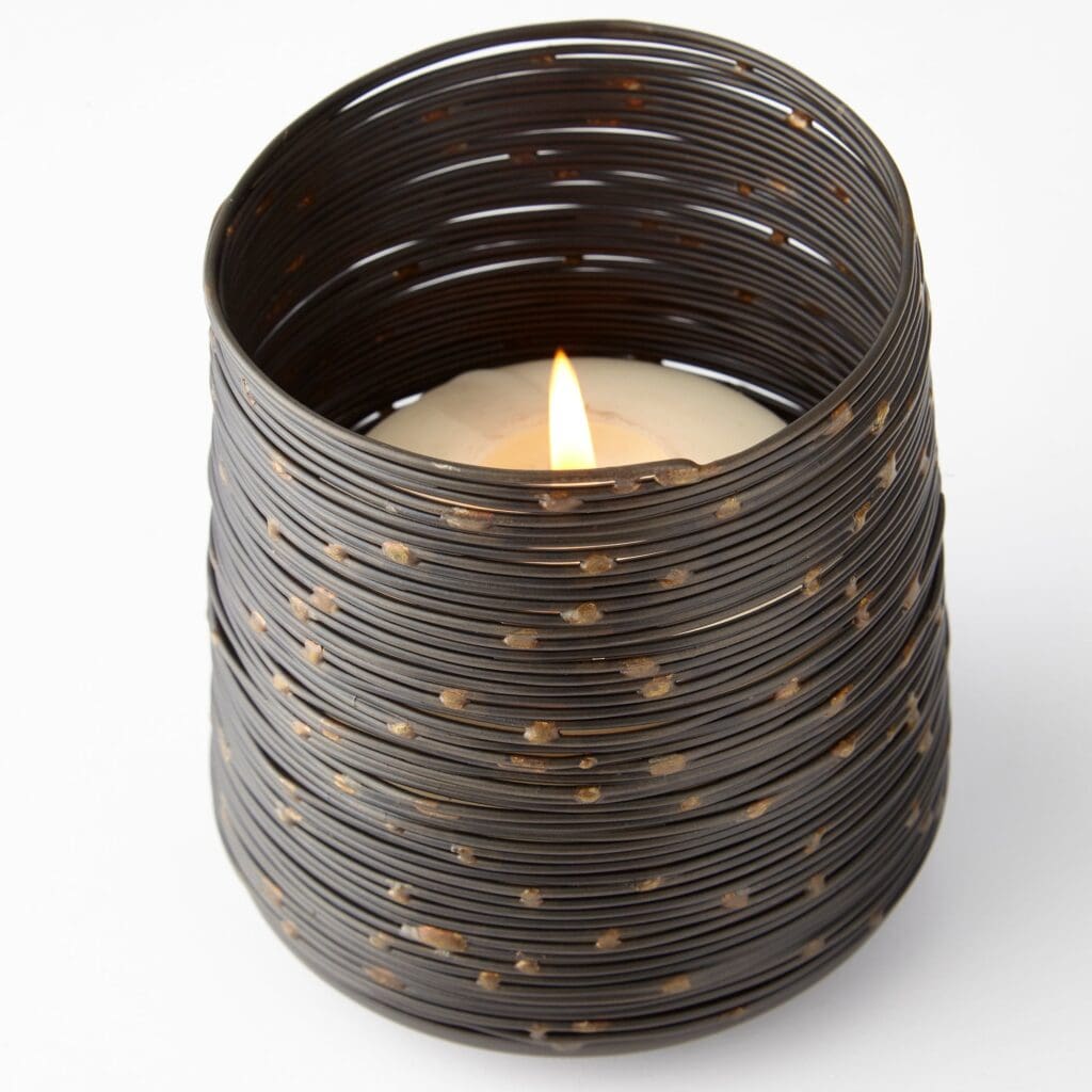 Cyan Design 09699 Luniana Candleholder - Antique Black - Medium